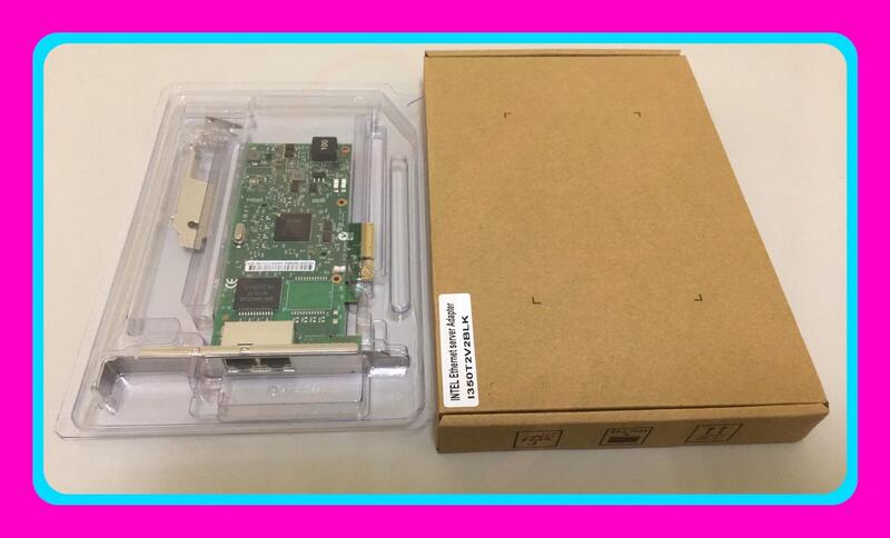 全新Intel I350T2V2 I350-T2V2 I350T2V2BLK 1G RJ45 PCie 雙埠伺服器