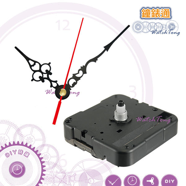 【鐘錶通】日本精工SKP-44704/44803 +J099068  靜音機芯+J系列指針 / DIY時鐘組合