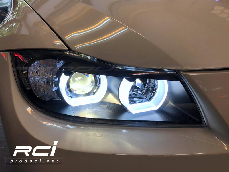RCI HID LED 專賣 BMW E90 E91 大燈組 LED光圈 原廠HID對應 335 320 魚眼大燈