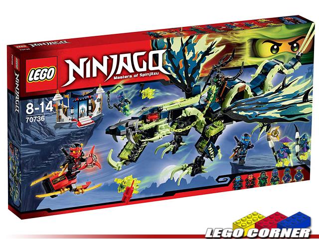 【LEGO CORNER】 NINJAGO 70736 樂高忍者系列、摩洛龍的攻擊~全新