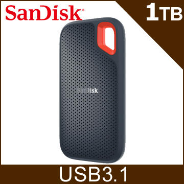 ＊鼎強數位館＊SanDisk E60 1000GB 行動固態硬碟,USB3.1 Type C + A 通用(公司貨)