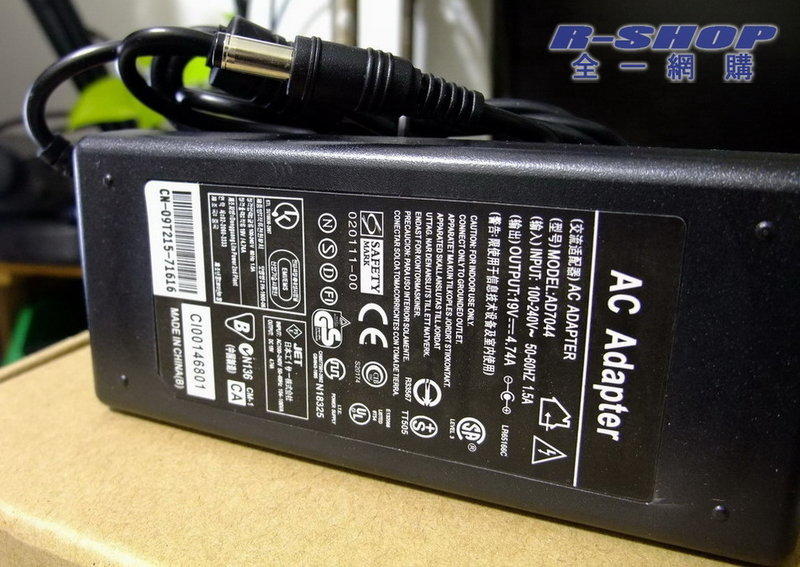 高品質華碩ASUS宏碁ACER 19V 4.74A 3.42A 90W 變壓器充電器電源線 Aspire V3-471G
