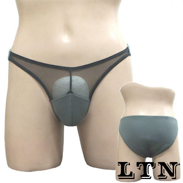 【現貨】台灣製 透氣舒適 性感男內褲 任選3件$500 (LTN)C204灰-XL ∴縱情密碼∵