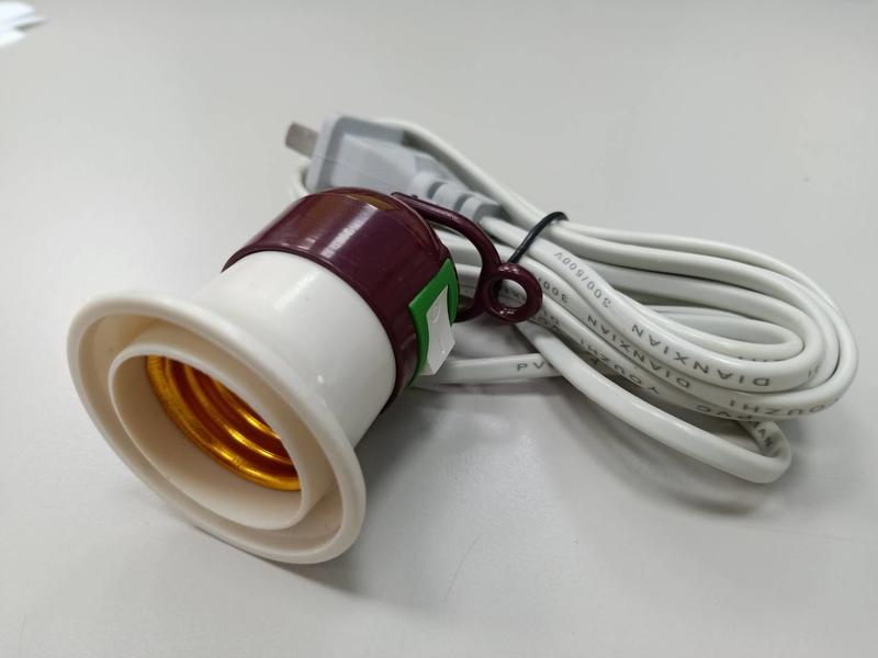 LISTAR 懸吊E27燈頭 帶開關插頭延長線 3米 適用螺旋燈泡/LED燈泡/小夜燈/吊燈/露營燈