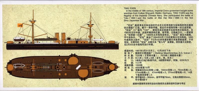 ふるさと割】 1/700 S-モデル 北洋海軍鐵甲艦 1894 鎮遠 ＆ 定遠 