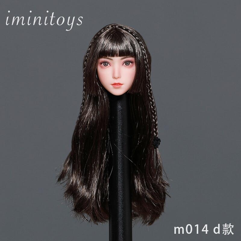 【現貨AH-025】1/6（ D款 ）Iminitoys 女兵人M014 蘿莉 少女 美女頭雕 | 露天市集 | 全台最大的網路購物市集