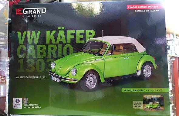 模型車收藏家。 VW Käfer 1303 Cabrio。免運含稅可分期