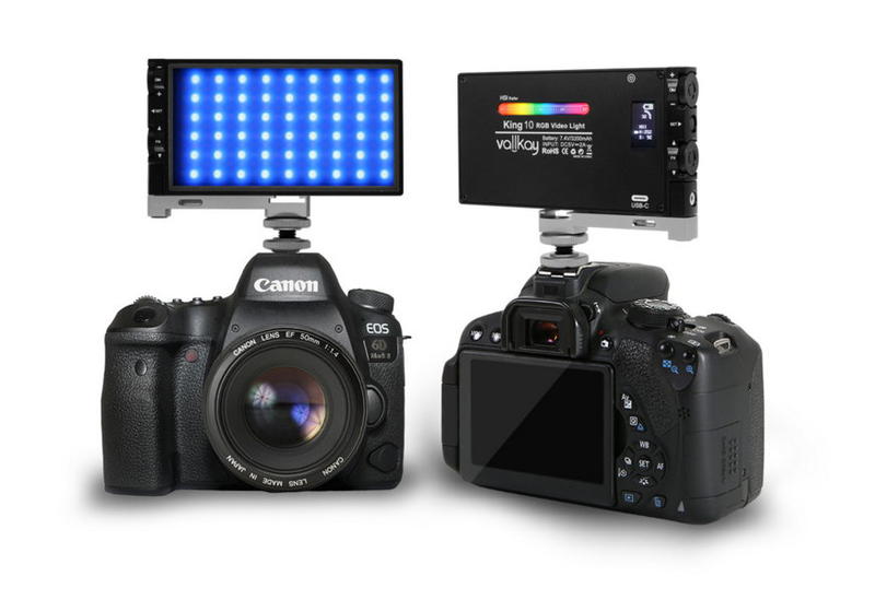 LED戶外錄影直播美顔柔光燈RGB攝影燈主播迷你補光燈