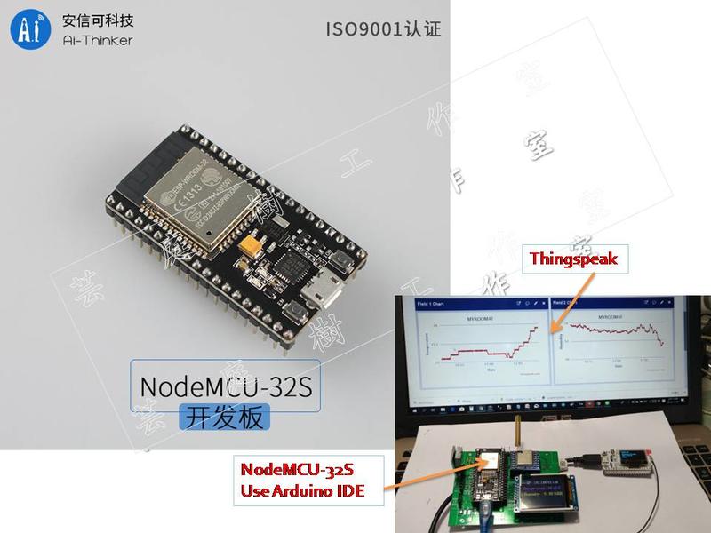 [芸庭樹]安信可原廠NodeMCU-32S WeMOS Goouuu ESP32 開發板  MicroPython