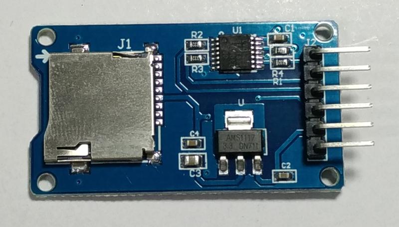 [芸庭樹] Micro SD卡模組 SPI介面 迷你TF卡讀寫 有電位轉換晶片 Arduino