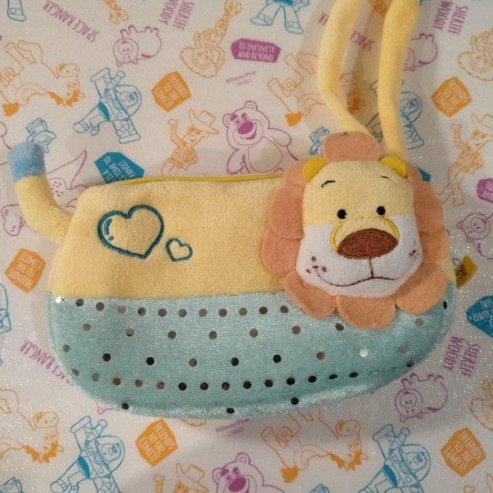 超可愛奶油獅子立體筆袋 獅子造型筆袋 獅子收納包 兒童筆袋 化妝包 收納包