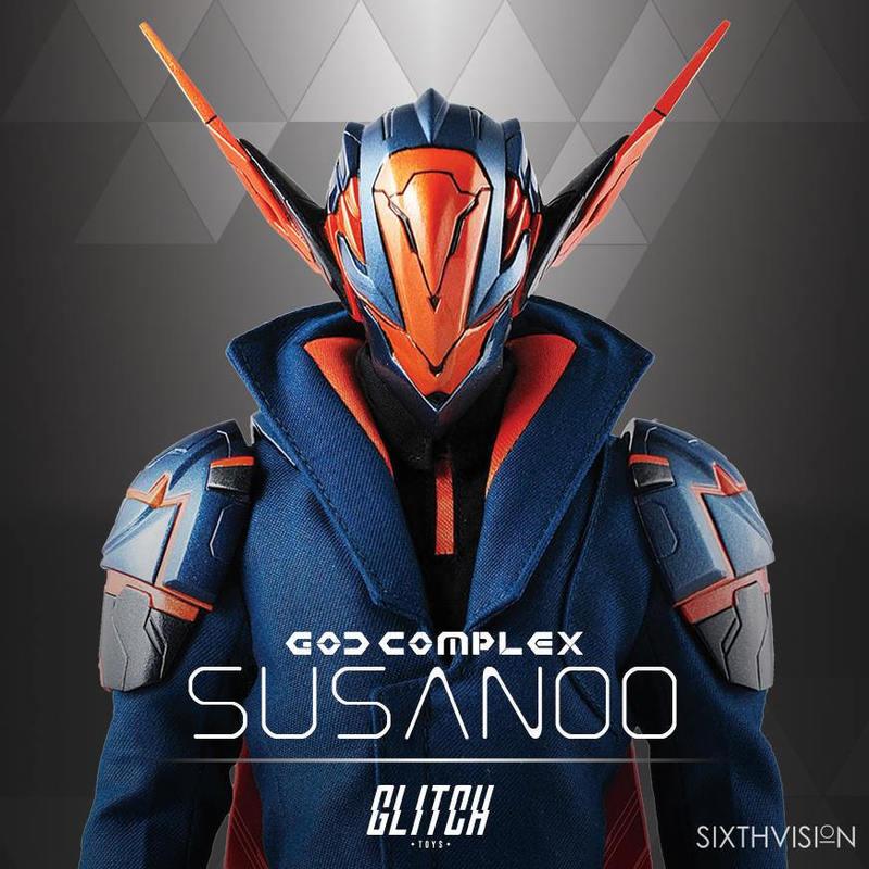 God Complex神族系列 Susanoo 須佐之男 素盞鳴尊 1/6可動玩偶 Glitch