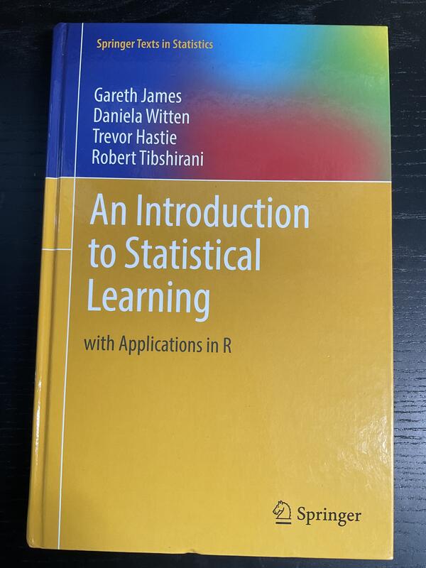 An introduction to statistical learning(Hastie,Tibshirani未使用