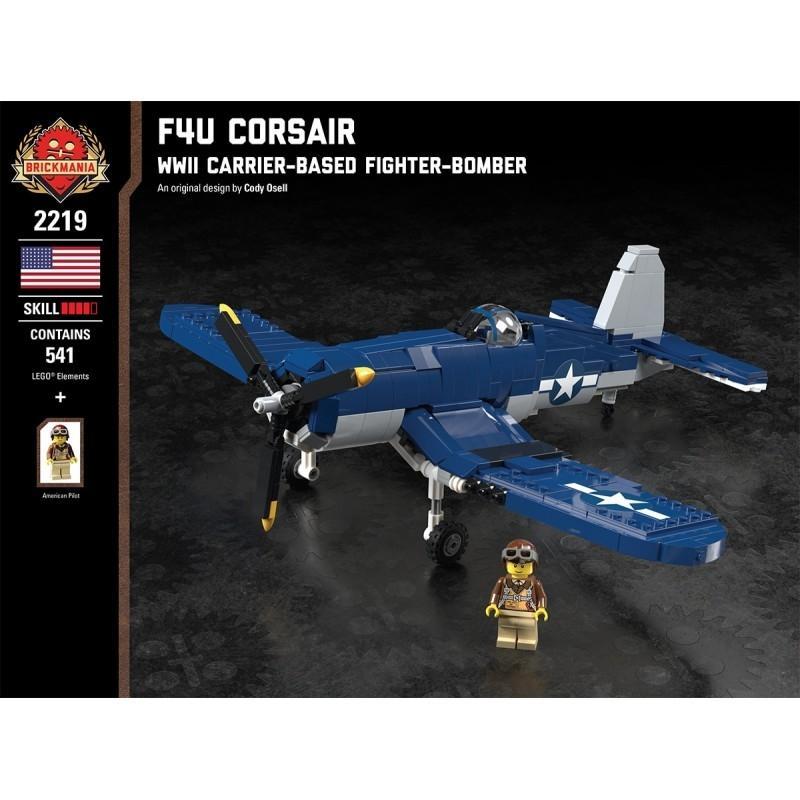 代訂[正版Lego樂高/Brickmania設計出品]二戰美軍 F4U Corsair 海盜式戰機