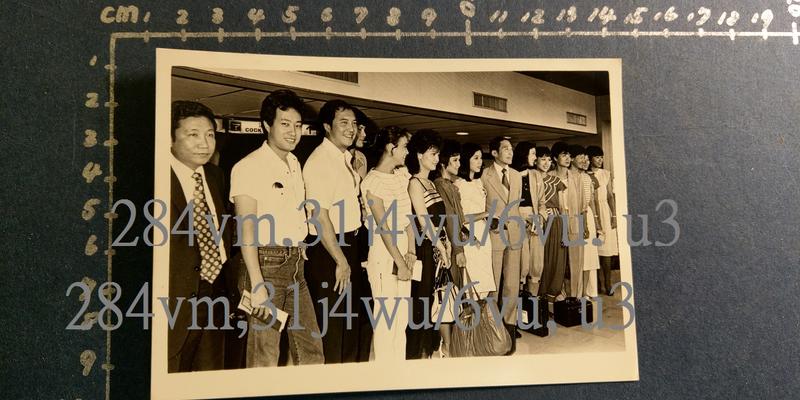 黑白老照片/民國71年明驥率團參加吉隆坡亞太影展