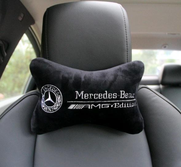 賓士頭枕 BENZ 進口 車內飾品 C-CLASS 豪華轎車 GLC SLA 汽車用品 SL
