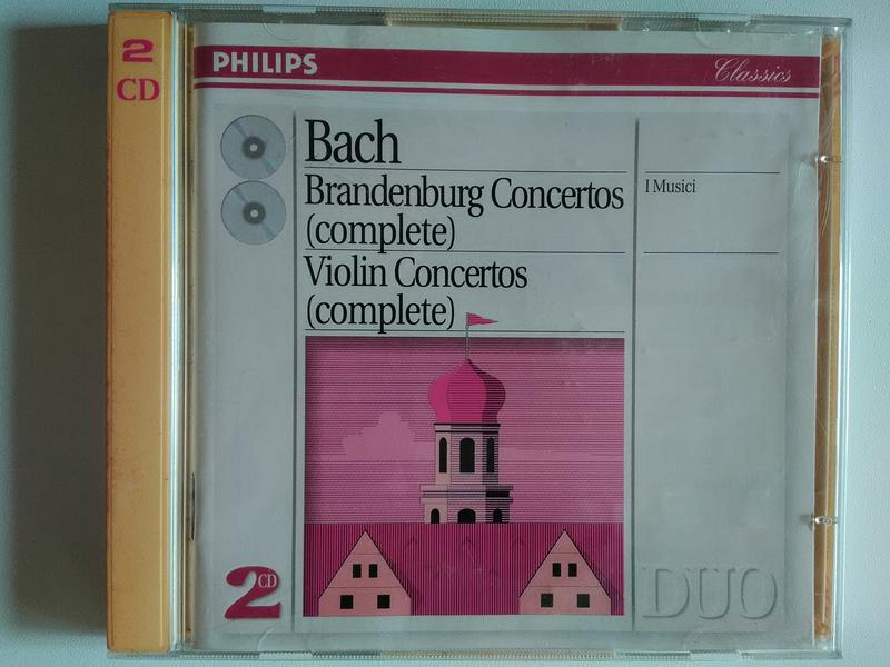 【Philips】Bach Brandenburg Concertos, Violin Concertos(2CD)
