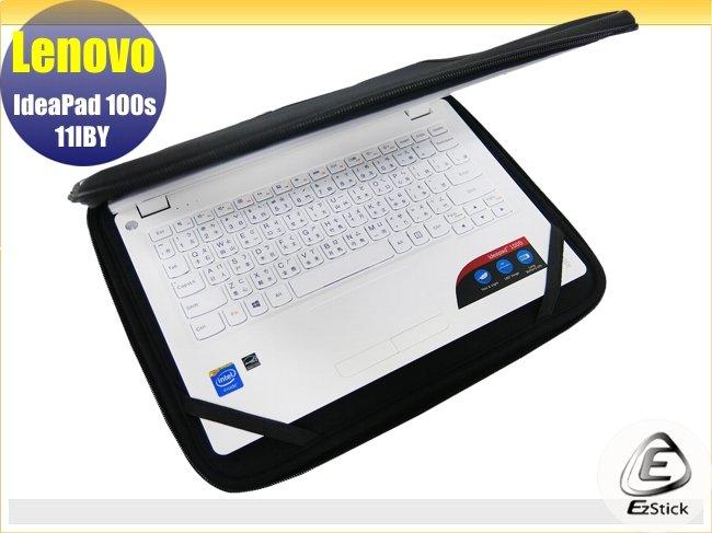 【Ezstick】Lenovo IdeaPad 100S 11IBY 12吋寬 NB保護專案 三合一超值防震包組
