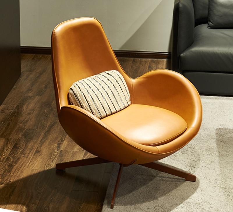 Snails 北歐 客廳單人沙發 椅輕奢休閒椅 設計師風格 蝸牛椅 老虎椅 家用 懶人椅