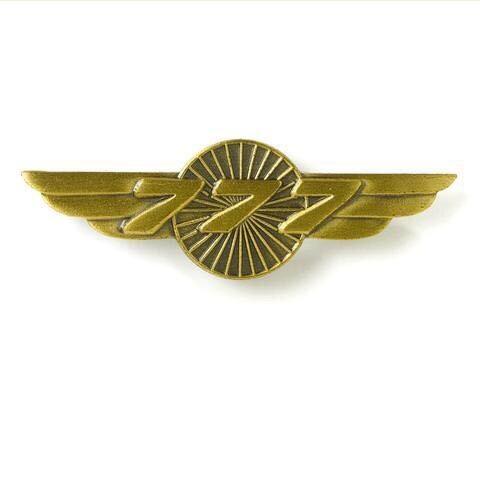 波音 777 青銅機翼胸針Boeing Wings Pin