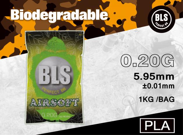 【Kick-Arms】 BLS連盛 環保彈 PLA 0.20gBLS連盛 環保彈 PLA 0.20g(白)  1KG袋裝