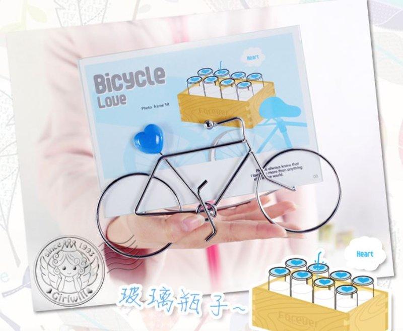 『肥仔小窩』時尚 造型 自行車 腳踏車 單車 相架 相片 相框 架 可放7吋 七吋