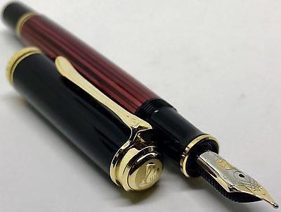 【德國Pelikan專賣】Pelikan 百利金 M600 14K金 鋼筆(紅條金夾)