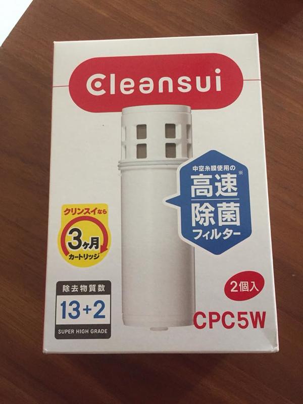 日本三菱 Cleansui 淨水壺濾心 CPC5W(2顆裝) 日本原裝