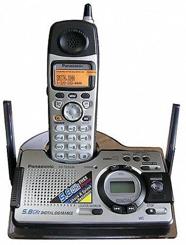 Panasonic KX-TG5439 5.8GHz 數位答錄 單子機對講無線電話,抗水 抗塵 抗震,有變音功能,防騷擾