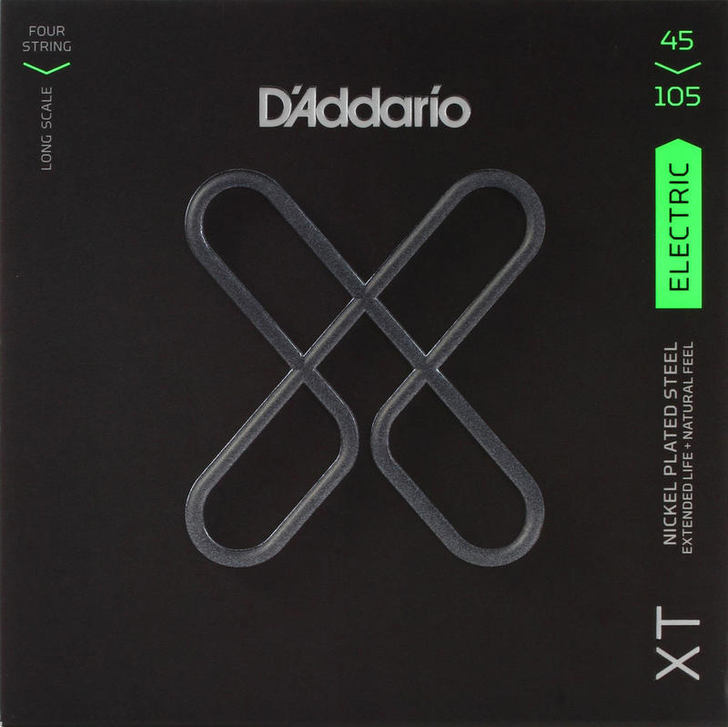 【又昇樂器】D'Addario XT BASS 45-105 貝斯弦 琴弦 高防鏽 高強韌