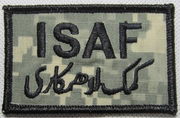 US Army ACU ISAF 美軍公發 國際安全維和部隊臂章 (阿富汗、伊拉克使用)