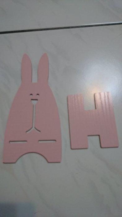 可愛兔寶寶手機架(粉紅色 粉綠色 粉藍色 粉黃色)