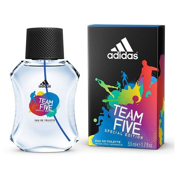【Orz美妝】Adidas TEAM FIVE 愛迪達 五人團隊 運動男性淡香水100ML