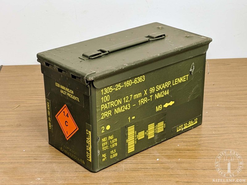 北約挪威 中型彈藥箱 KITELAMP 海外二手品 樣式2