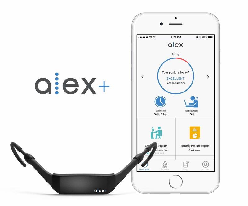 韓國ALEX Plus穿戴裝置 智慧頸部姿勢追蹤器 低頭族 Posture Tracker AlexPlus