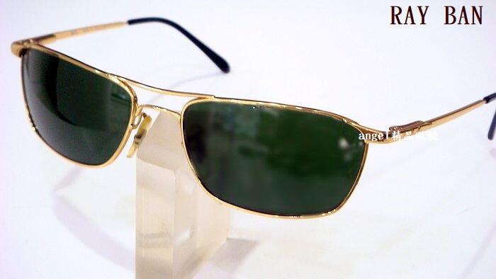 【angel精品眼鏡】 ┌∵☆☆。┐義大利時尚精品飛行款太陽眼鏡 遮陽.UV400.玻璃鏡片.RB 3132