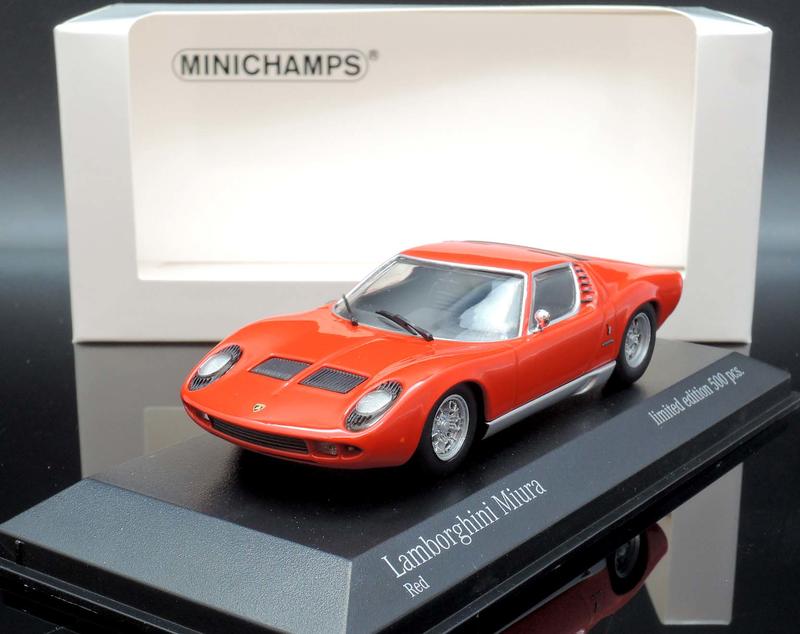 【M.A.S.H】[現貨特價] Minichamps 1/43 Lamborghini Miura red 1966