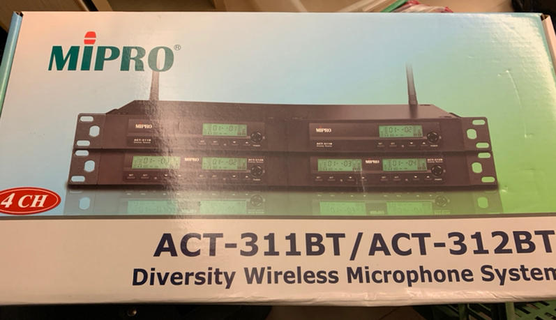 Mipro Diversity Wireless  4CH 無線接收器（二手）
