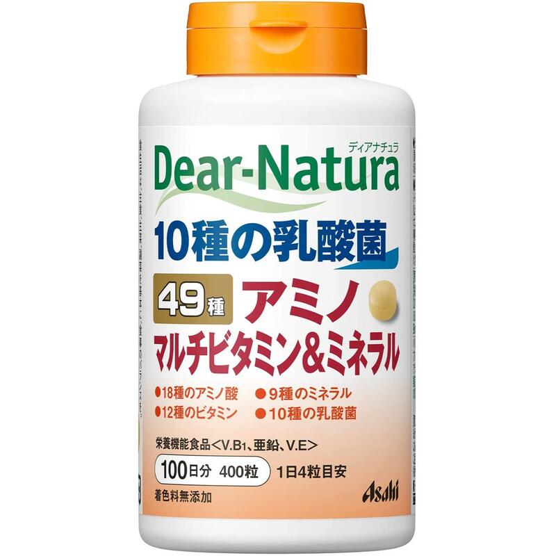日本朝日食品 Asahi Dear Natura 綜合維他命 EPA&DHA 加強型綜合葉黃素 魚油