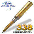 美國Fisher Space Pen Military子彈造型太空筆黃銅色在水中.各種惡劣環境與任何角度皆可書寫
