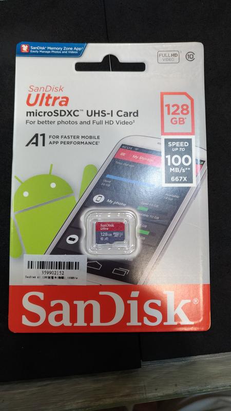 【永和樂曄通訊】SanDisk Ultra 256GB microSDXC 100MB/s 記憶卡 手機 平板 電玩主機