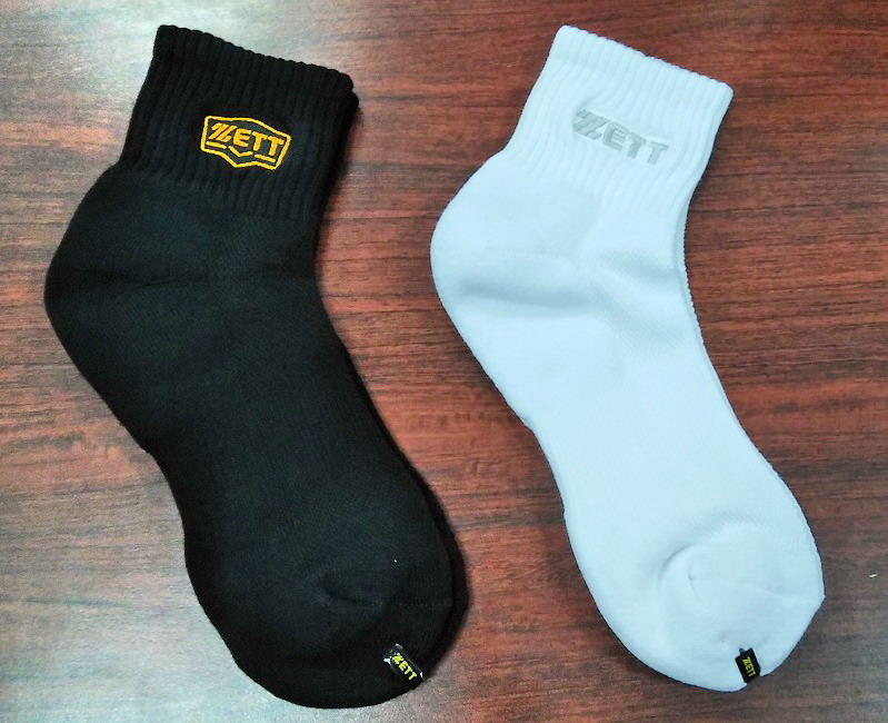 @大連盟@ ZETT 厚底短襪 (BKT-360N 剩下白色)，出清特價：1雙$99