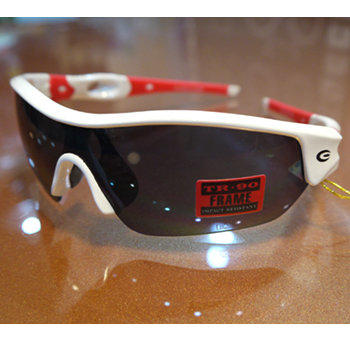 【賽圖網 BikeShop】Exustar 防風/抗UV400 太陽眼鏡 E-CSG09-白紅(今夏必備最超值!!!)