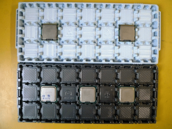 【電腦週邊】Intel LGA 775 1155 1156 CPU塑膠盒 CPU塑膠盤 CPU存放盒 CPU放置盤