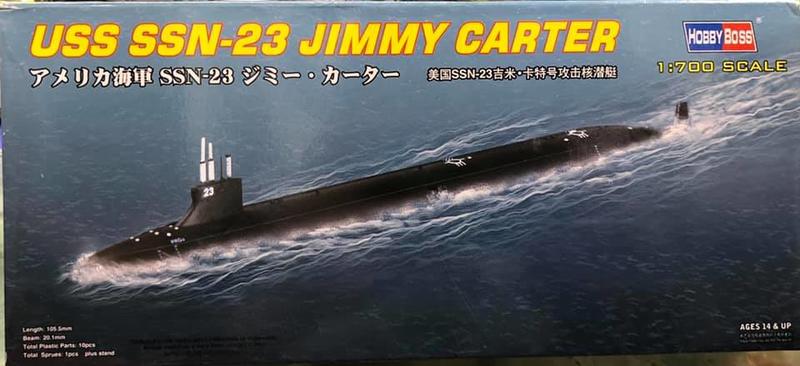 【模王】USS SSN Jimmy Carter 潛艇 組裝模型 比例 1/700 HOBBY BOSS  87004