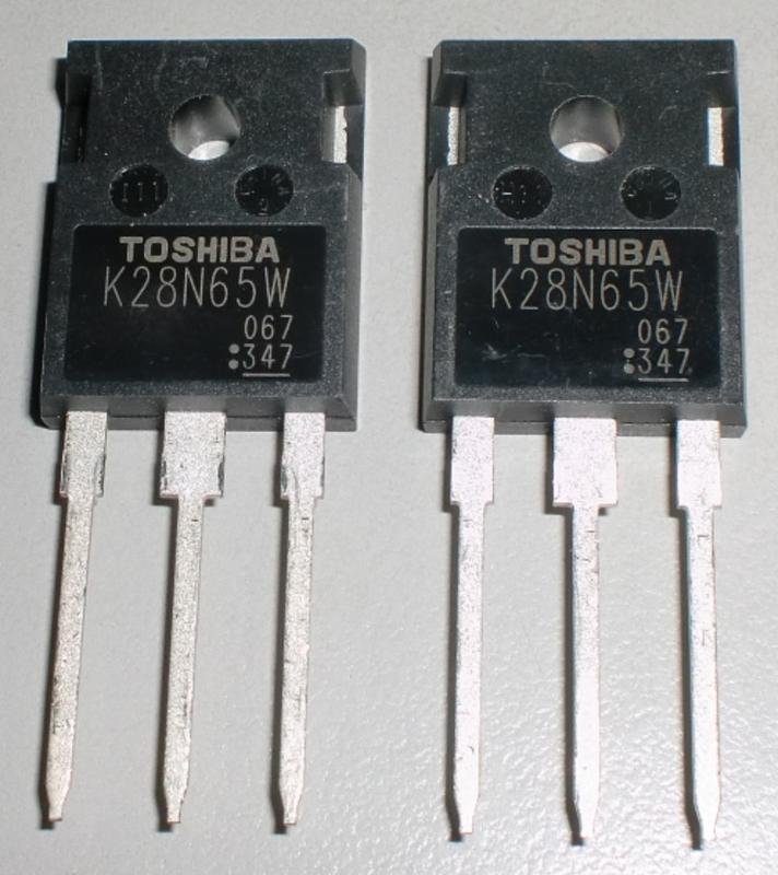 場效電晶體 (TOSHIBA TK28N65W ) TO-247(N-CH) 650V 27.6A 0.11Ω