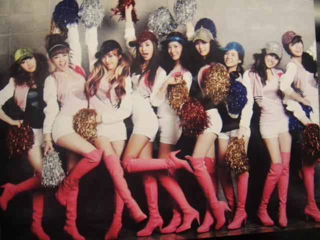 少女時代 Girls` Generation SNSD 團體親筆簽名照 Oh！ 九人時期
