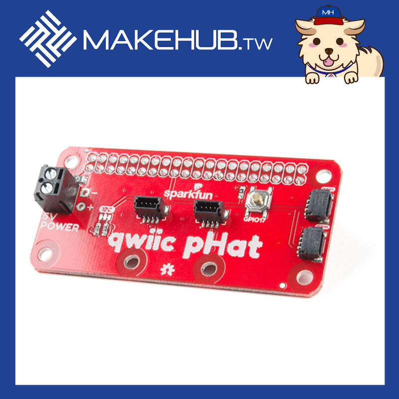 MakeHub.tw含稅SparkFun Qwiic pHAT v2.0 for Raspberry Pi 樹莓派