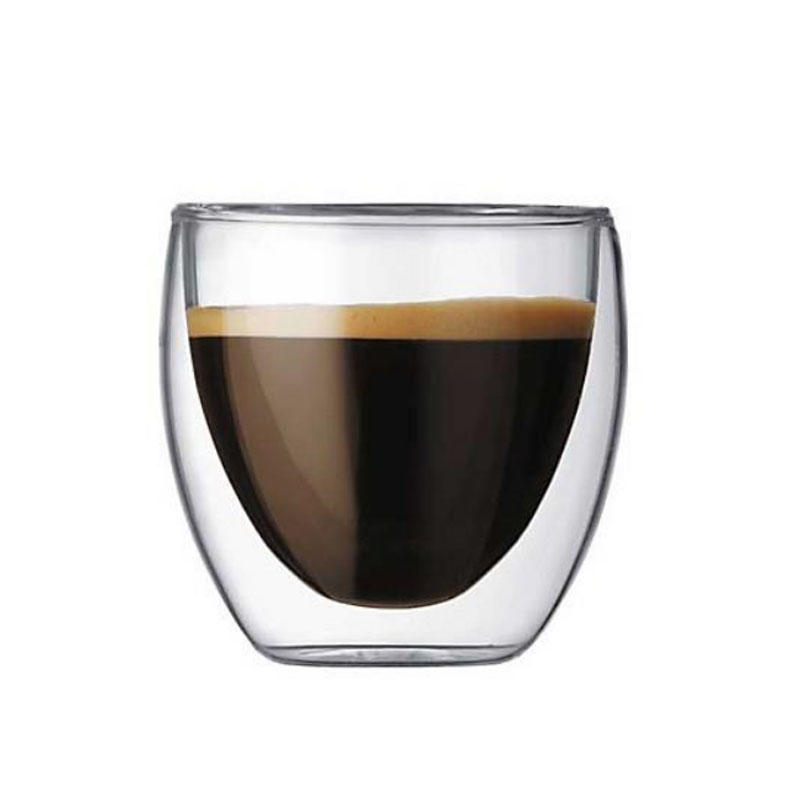 250ml雙層隔熱玻璃杯☆ VITO zakka ☆ 雙層玻璃杯 咖啡杯 花茶杯 耐冷耐熱杯