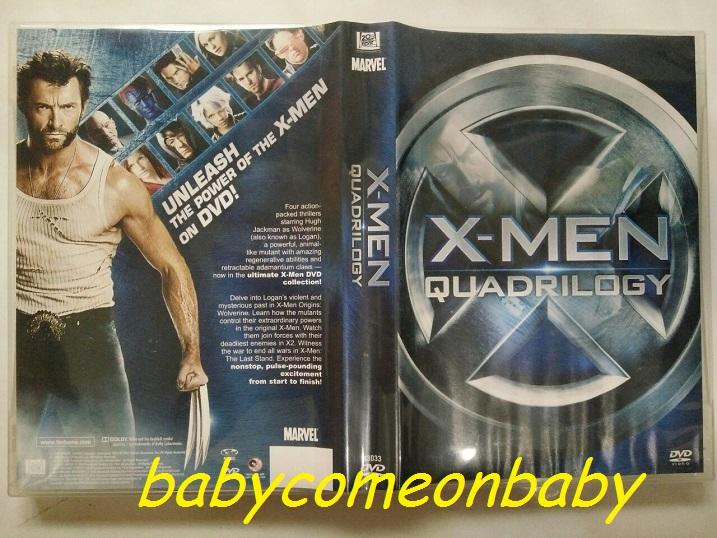 舊電影 DVD X-MEN X戰警 QUADRILOGY 7片DVD